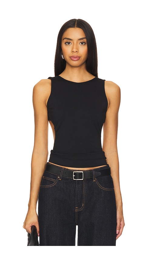Free People Clean Lines Cami Black In Black