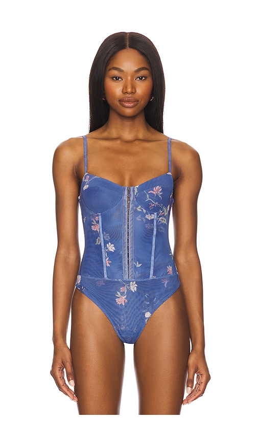 FREE PEOPLE X INTIMATELY FP PRINTED NIGHT RHYTHM BODYSUIT