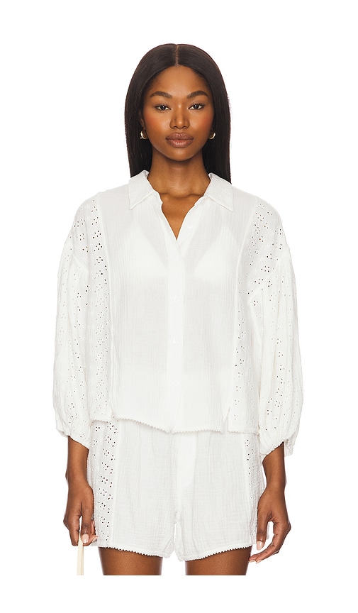 Free People X Intimately Fp Full Bloom Shirt In Ivory