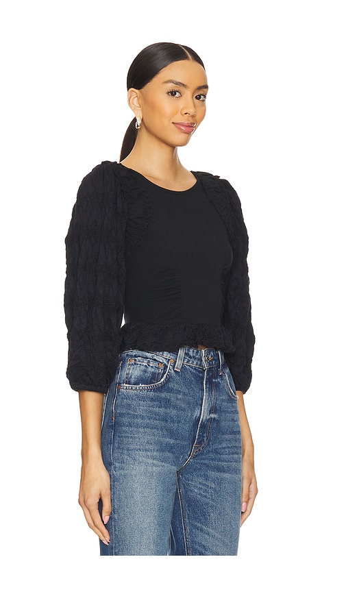 Free People Oliva Top In 黑色