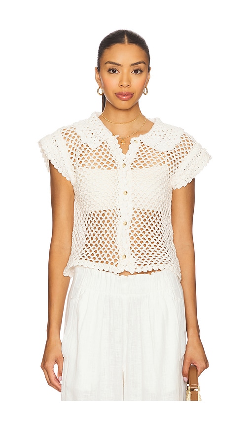Free People Lily Crochet Top