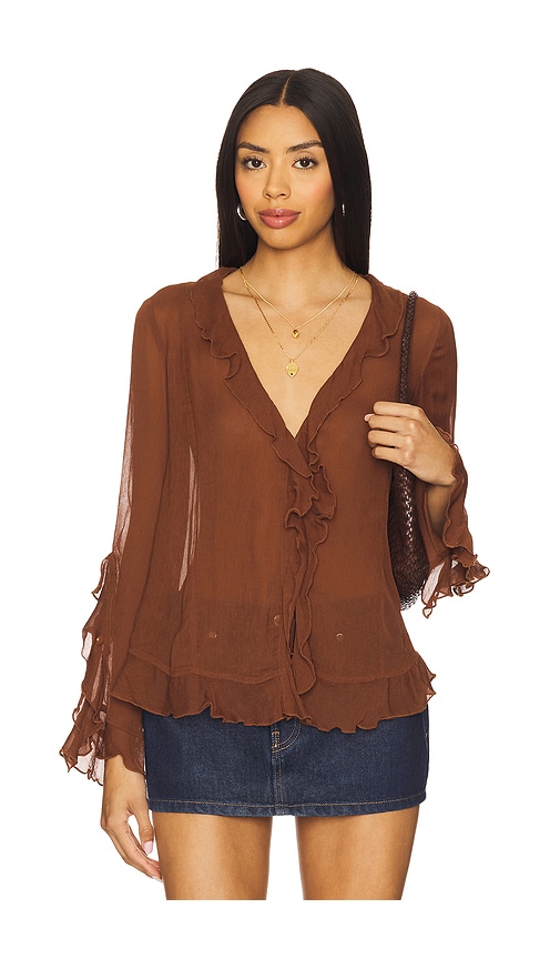 Free People Bali Tulula É›ªçººä¸šè¡£ €“ Umber Earth. Űºç � Xl (also €“ L, M). In Brown