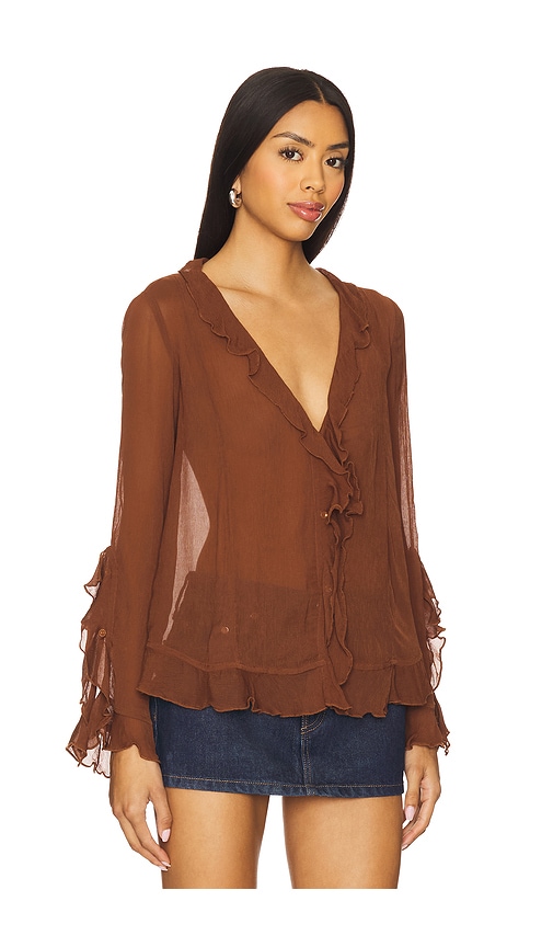 Free People Bali Tulula É›ªçººä¸šè¡£ €“ Umber Earth. Űºç � Xl (also €“ L, M). In Brown
