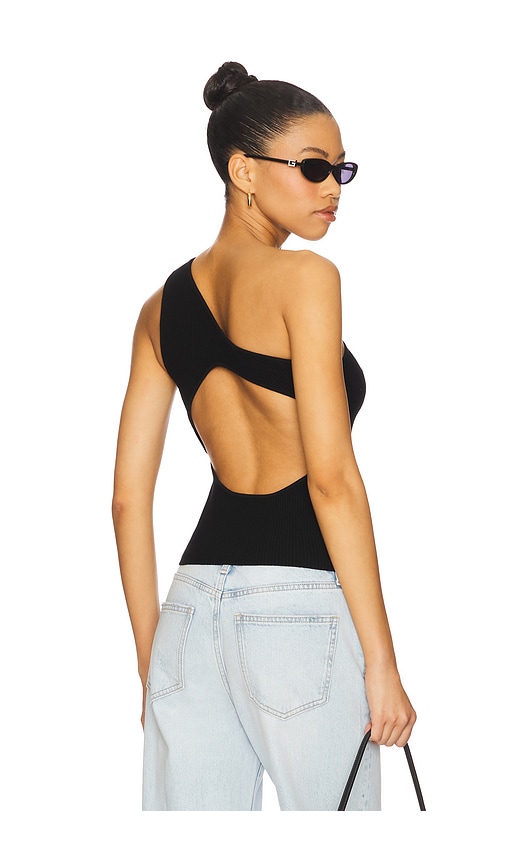 Free People x REVOLVE Jayne One Shoulder Top In Black