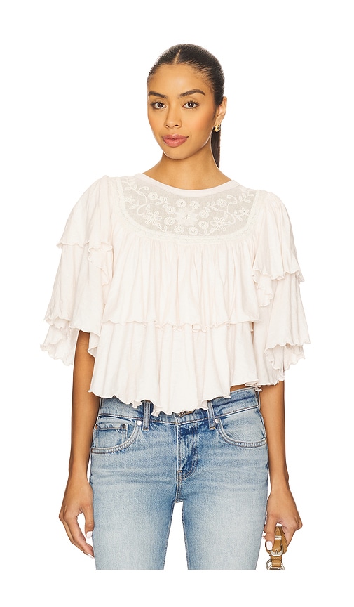 Free People Rose Party Tee