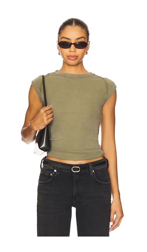 Ever Had Tee in Army. - size L (also in M, S, XL, XS) - Free People - Modalova