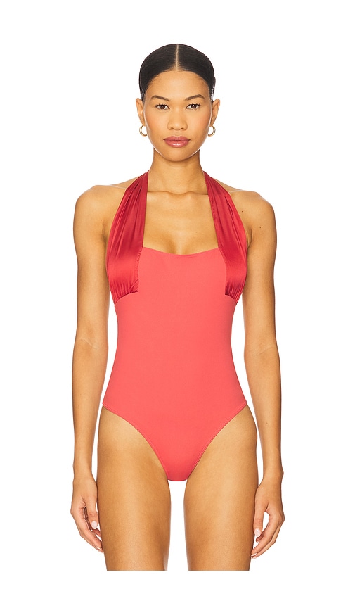 Free People X Revolve Get It Done Halter Top In Red