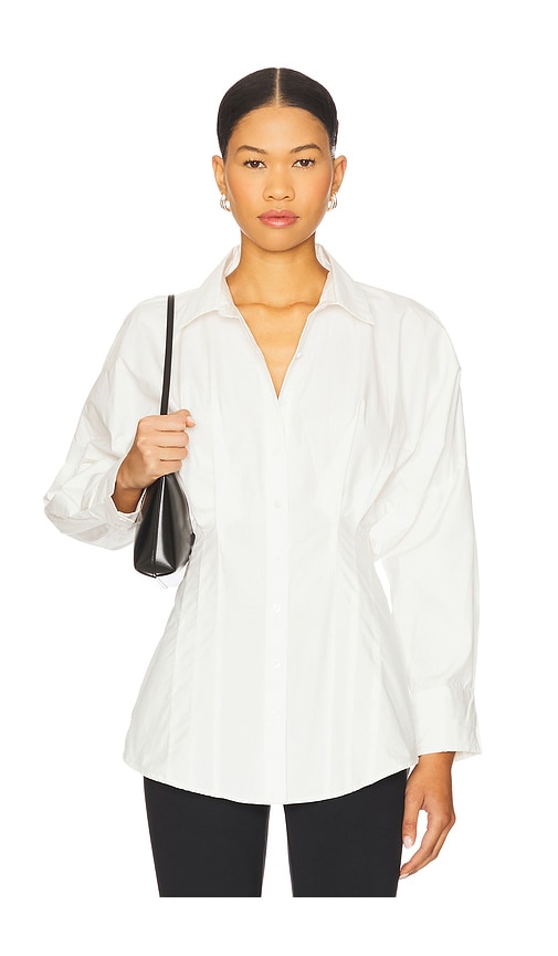 Free People X Revolve X Revolve Carlie Shirt In White