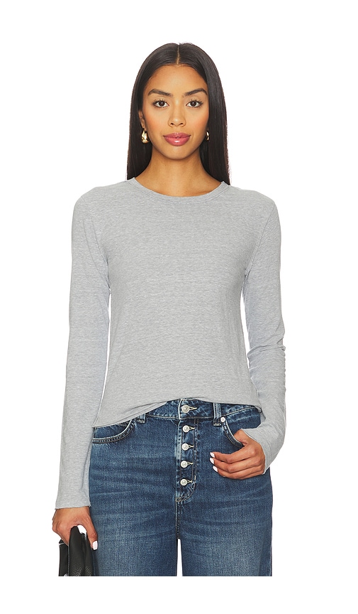 Free People x We The Free Nova Long Sleeve Tee In Greyhound