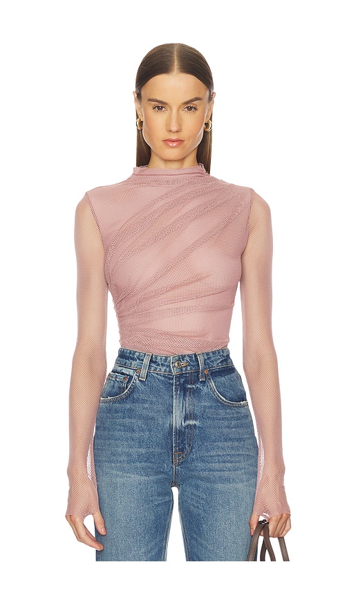 Free People On My Way Bodysuit In Pink