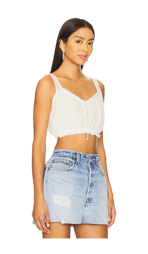 Free People X Revolve Staying Local Blouson Cami In White