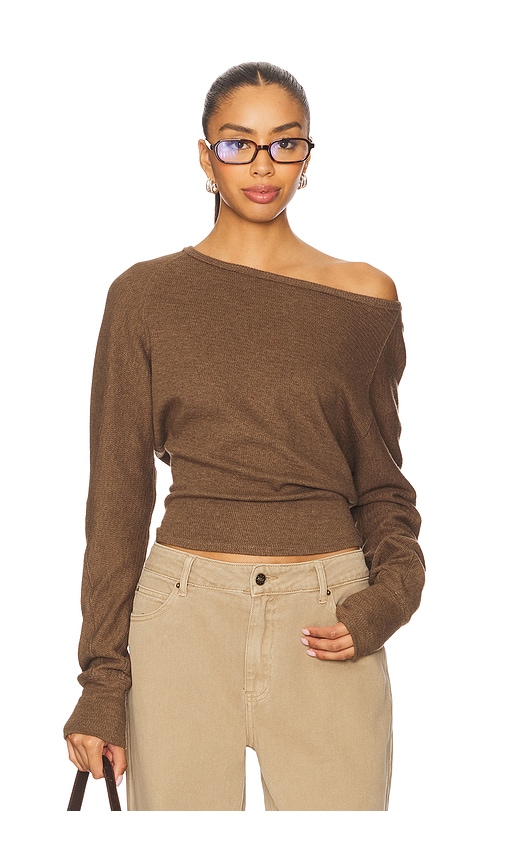 Free People Jess Long Sleeve In Brown