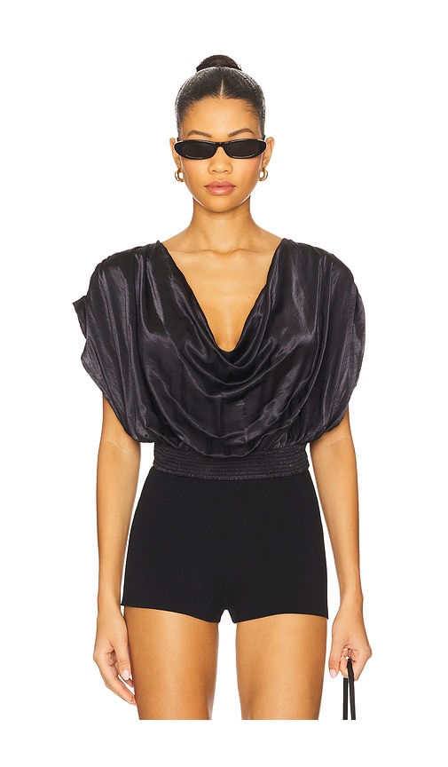Free People X Revolve Cowl Cape Top In Black