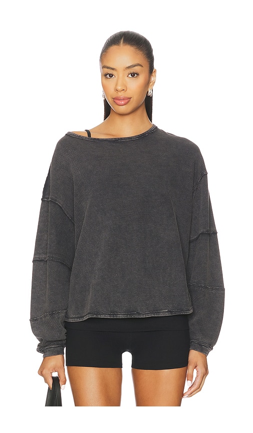 Free People Total Eclipse Oversize T-shirt In Gray