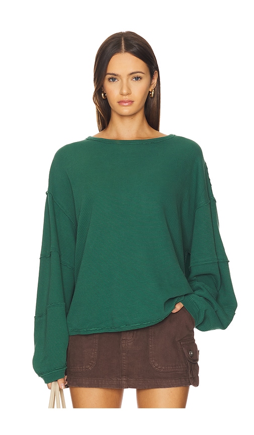 Free People x We The Free Total Eclipse Tee In Pine Forest