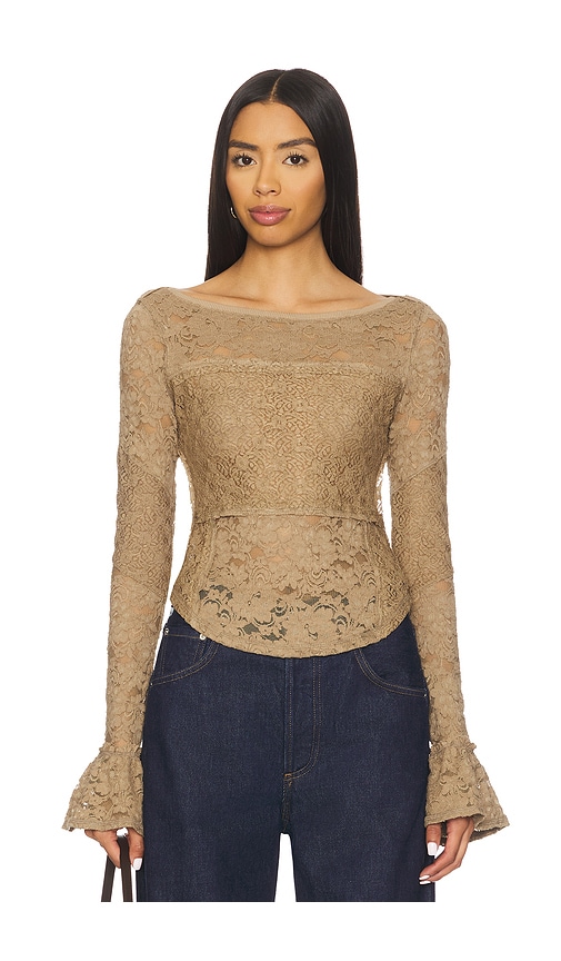 Free People Lace Layering Long Sleeve