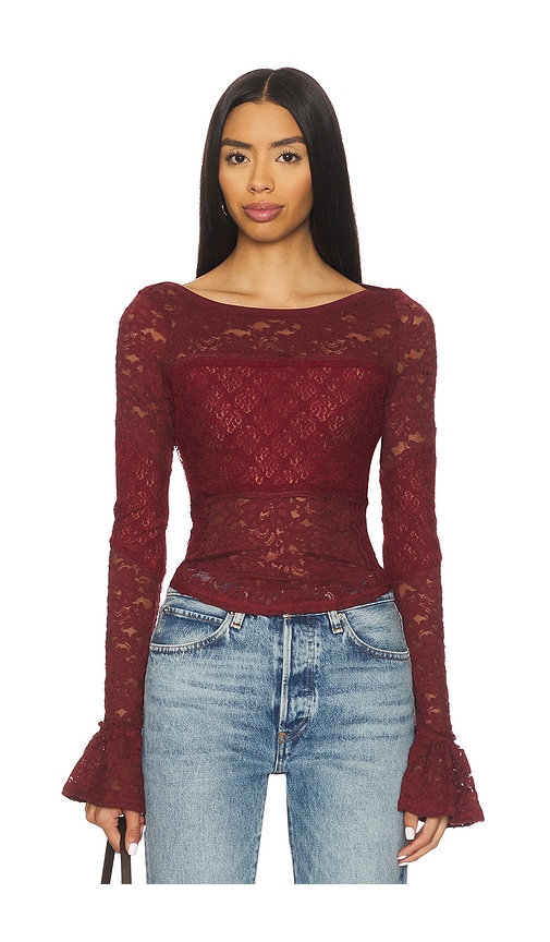 Free People Lace Layering Long Sleeve
