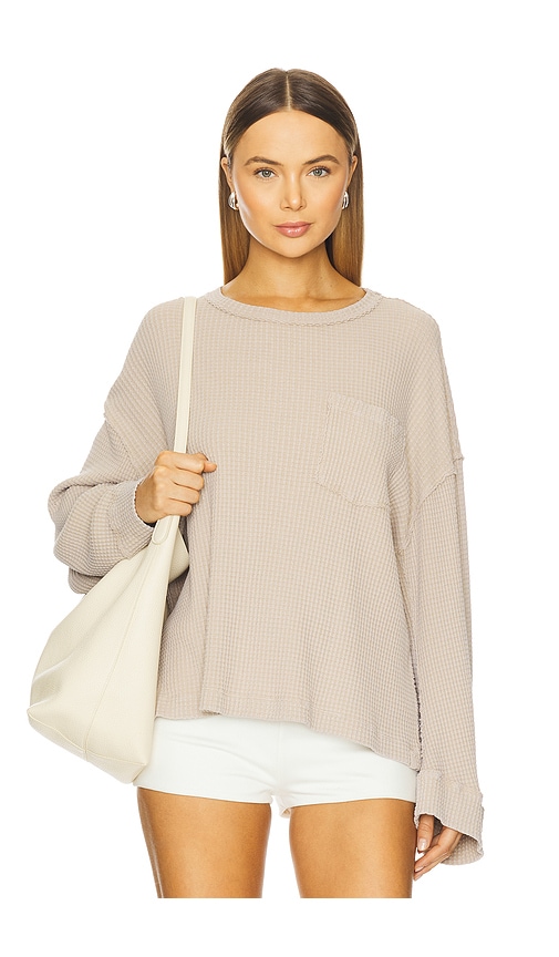 Free People X We The Free Dawson Pocket Thermal In Gray