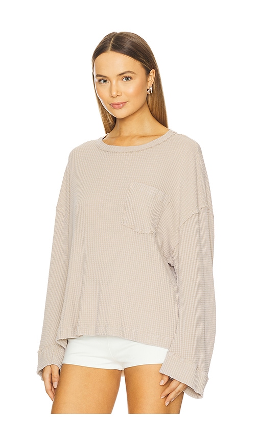 Free People X We The Free Dawson Pocket Thermal In Gray