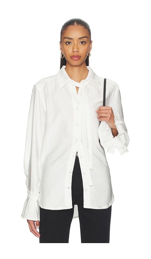 Free People CHEMISE EN SOIE MARY LOU en Ivory Taille M Also en XS S L XL 87 €