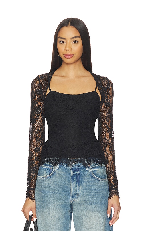 Free People Paloma Lace Top