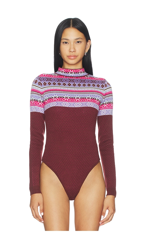 Free People Winter Warmer Bodysuit In Brown