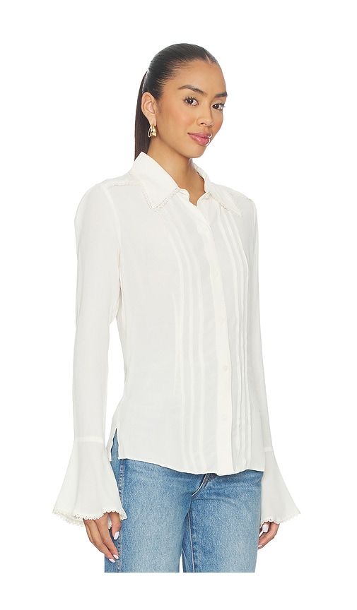 Free People Melrose Top In White