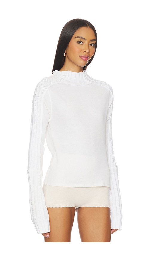 Free People X We The Free Breezy Swit Top In White