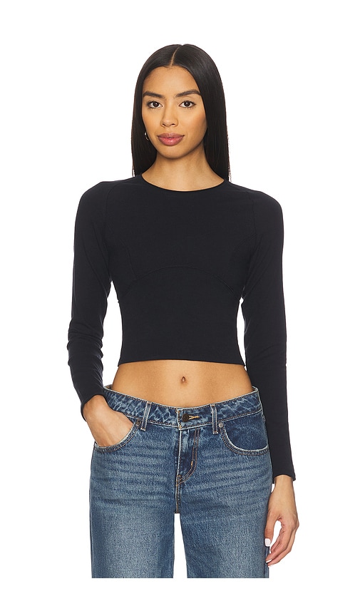 Free People x We The Free Protagonist Long Sleeve In Black