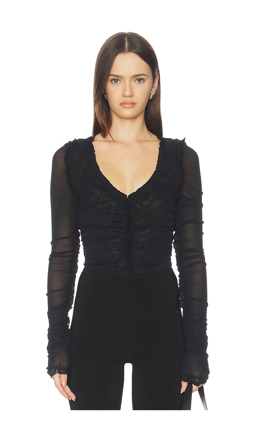 Free People X Revolve Worn To Be Wild Bodysuit In Black | ModeSens