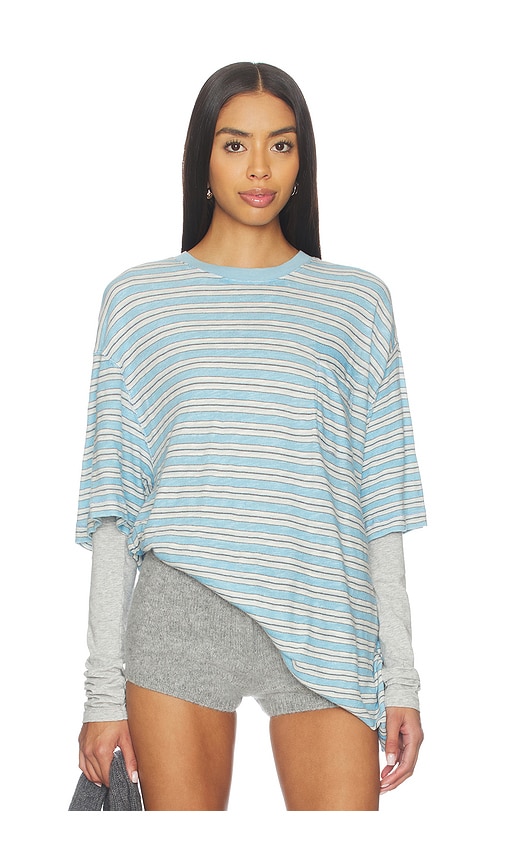 Free People x All Love Stripe Pocket Tee