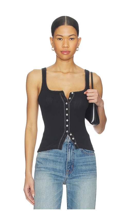 Free People End Game Pointelle Tank