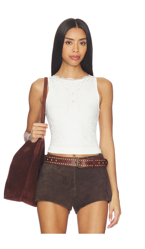 Free People DBARDEUR FREE PEOPLE FLIRTY FLUTTERS en Ivory Taille LXL Also en XSS ML 65 €