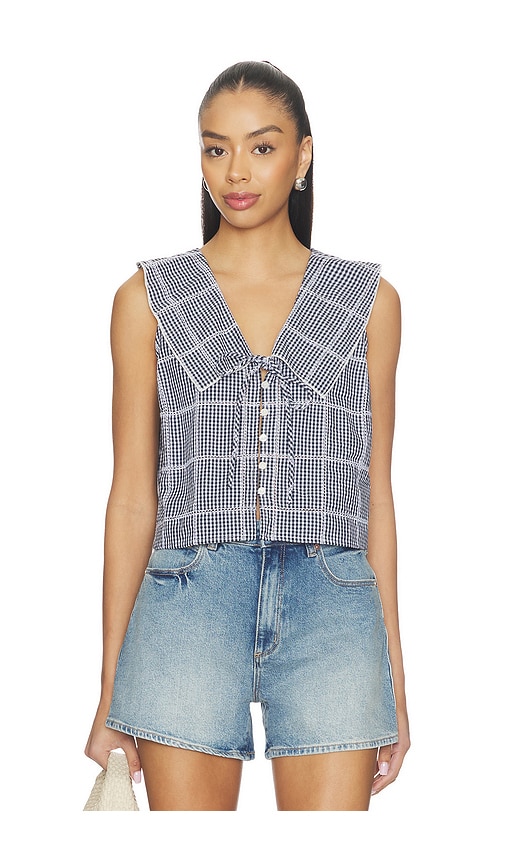 Free People Waiting For Me Top en Blue Taille M Also en XS S L XL 110 €
