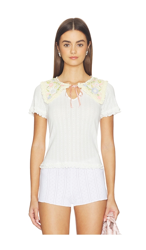 Free People T-SHIRT SOL en Ivory Taille S Also en 87 €