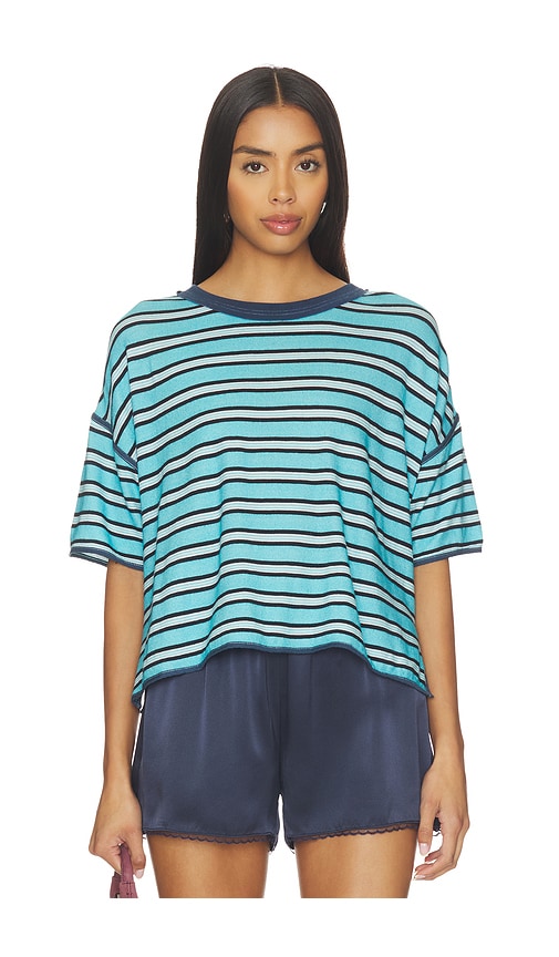 Free People Clean Rugby Tee