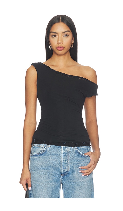 Free People Emma Twofer Top in Black. - size XS (also in S, M, L, XL)