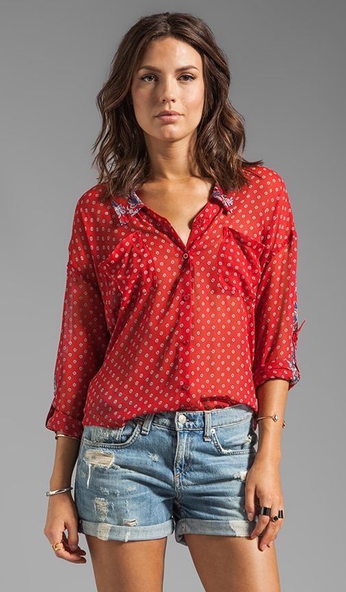 Printed Easy Rider Button-down