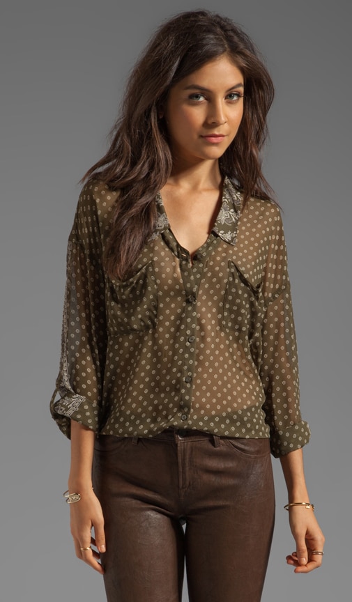 Printed Easy Rider Button Down