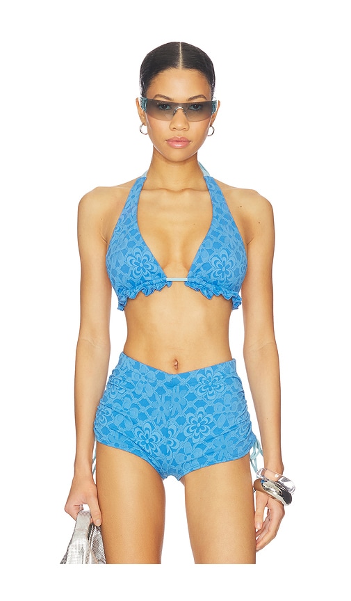 Free People x free-est Brandi Bikini Top in Blue. - size S (also in M, L, XL)