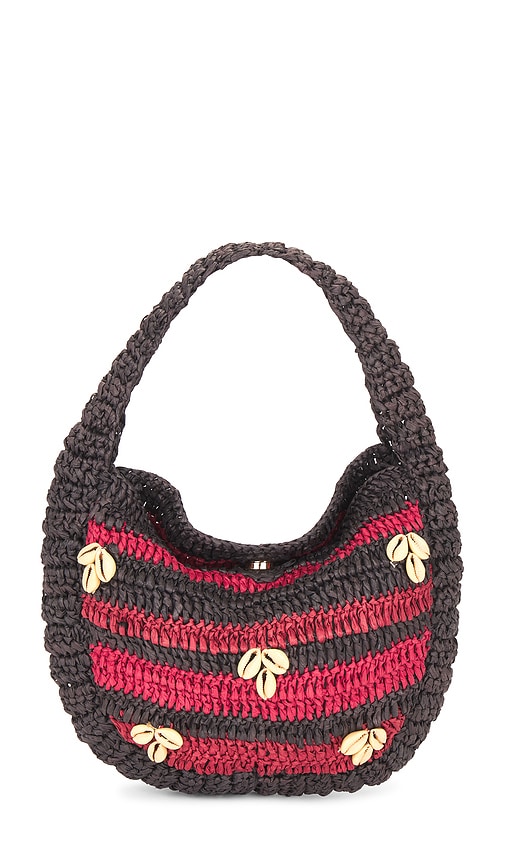 Free People SAC MAIN AVEC ANSE BELIZE SHELL en BlackRed 84 €