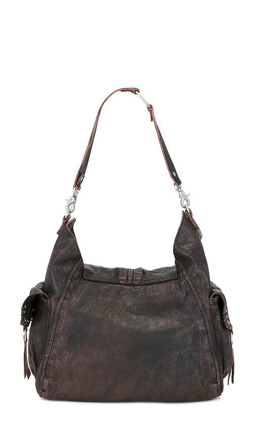  Free People Hobo Bag Leigh In Chocolate. 