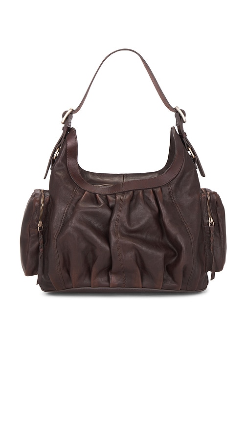 Free People X We The Free Hattie Hardware Shoulder Bag In Brown