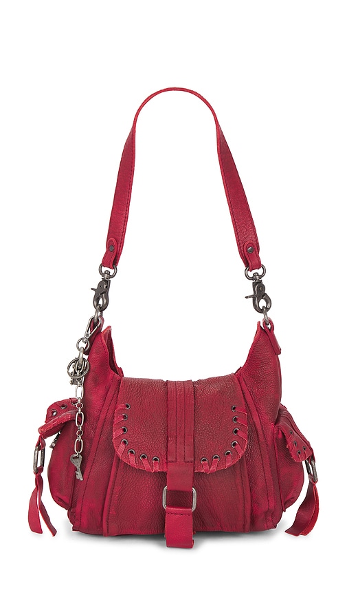 Free People Baby Leigh Hobo Bag In Red