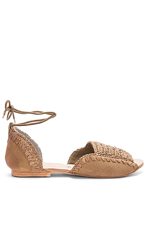 free people woven flats