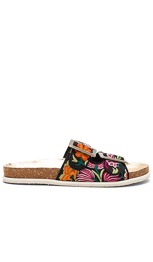 Free People Bali Footbed in Black Combo | REVOLVE