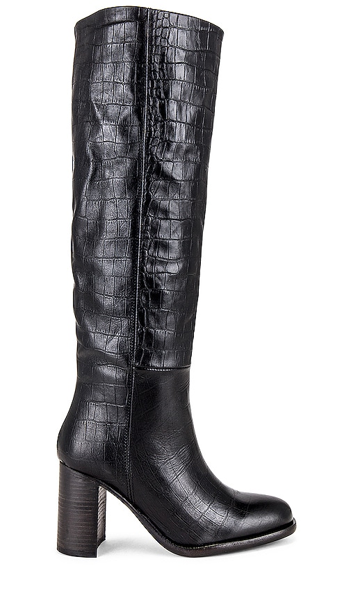 Free People Grayson Knee High Boot In Black | ModeSens