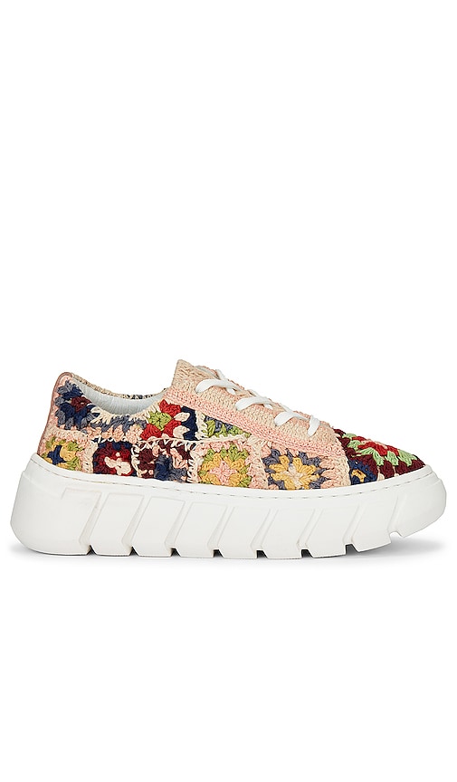 FREE PEOPLE CATCH ME IF YOU CAN CROCHET SNEAKER