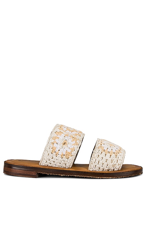 Free People Juliet Crochet Sandal in Ivory Combo | REVOLVE