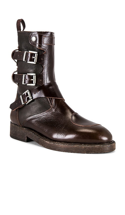 Shop Free People X We The Free Dusty Buckle Boot In Brown